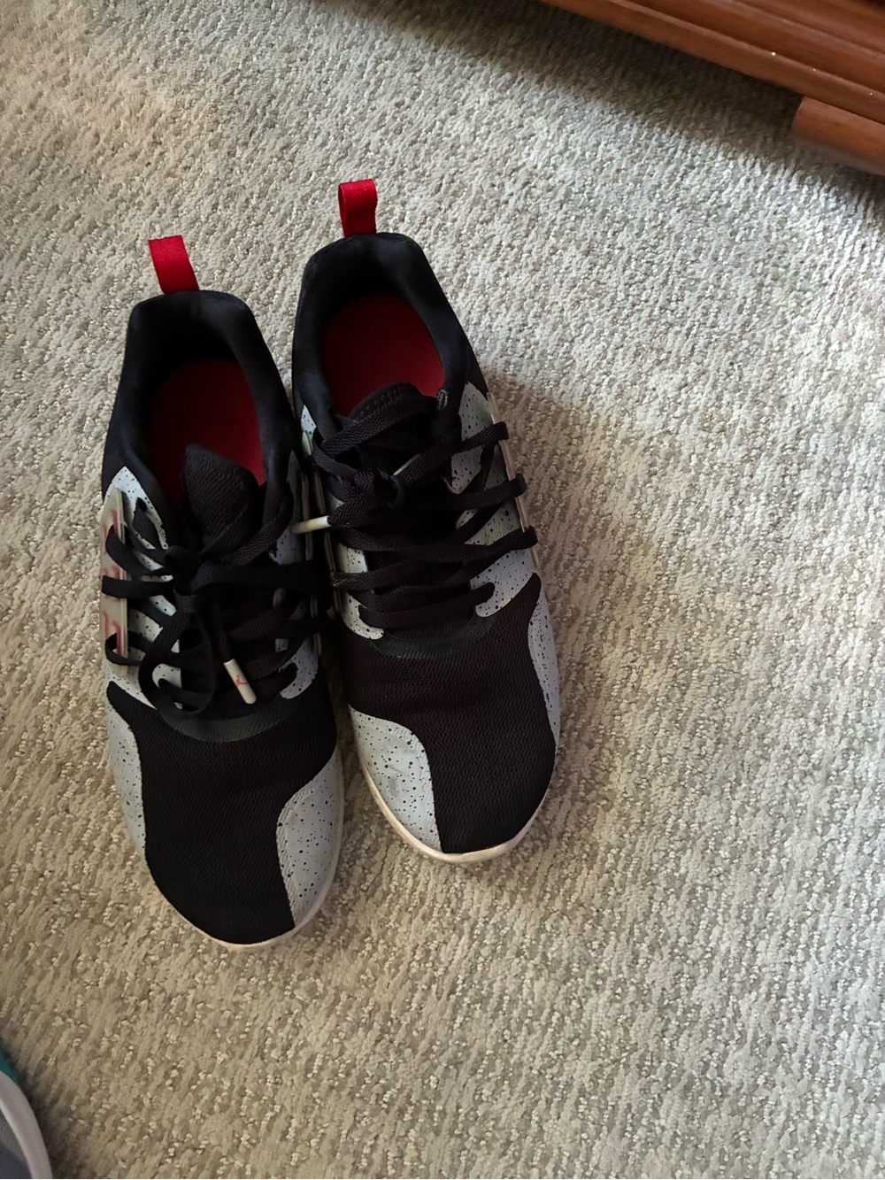 Jordan Men's Black, Gray & Red Athletic Shoes